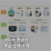 사이버 한국어 초급 강좌 소개