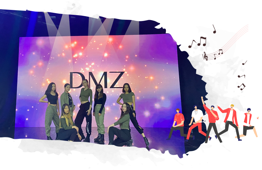 K-pop dance team DMZ of KSI Tashkent 1