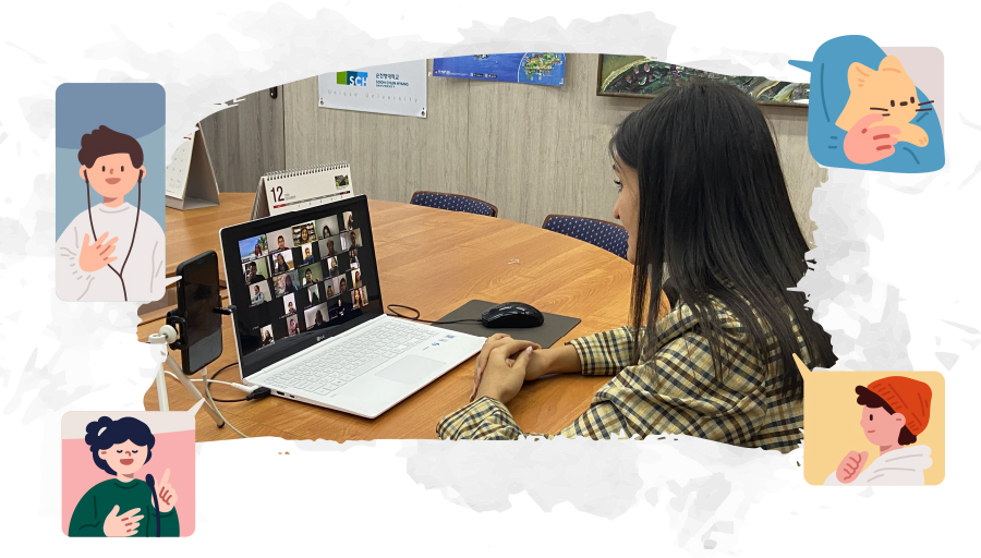 Special lecture from former students conducted as part of the network-building project in 2020: A story of realizing dreams through Korean