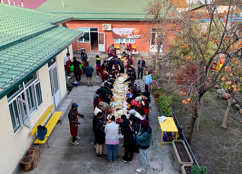 타슈켄트1 세종학당 김치 축제 모습