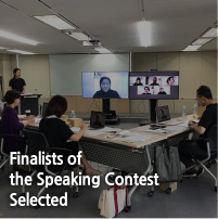 Finalists of the Speaking Contest Selected