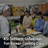 KSI Tashkent, Uzbekistan Fun Korean Cooking Class