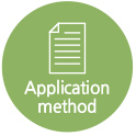 Applicaton method