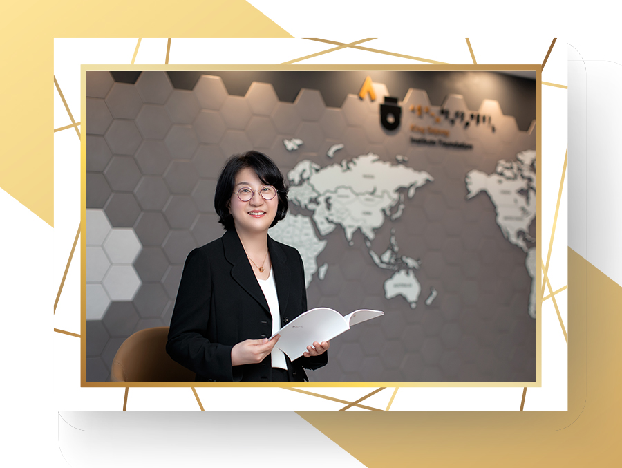 Lee Hae-young, the new president of the King Sejong Institute Foundation.