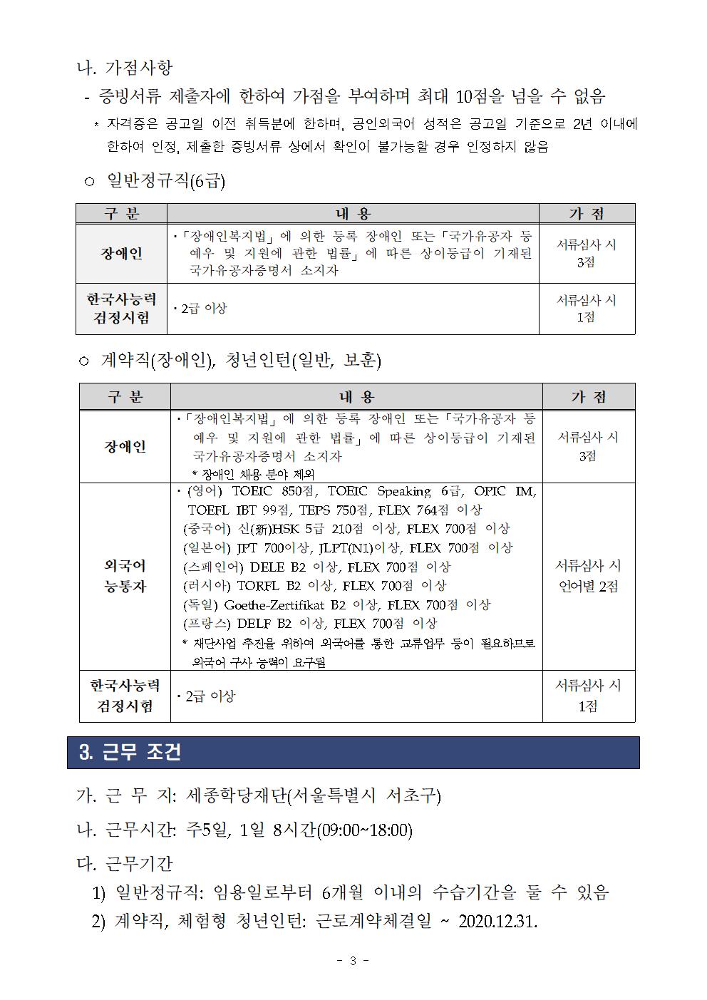 2020년 세종학당재단 하반기 채용