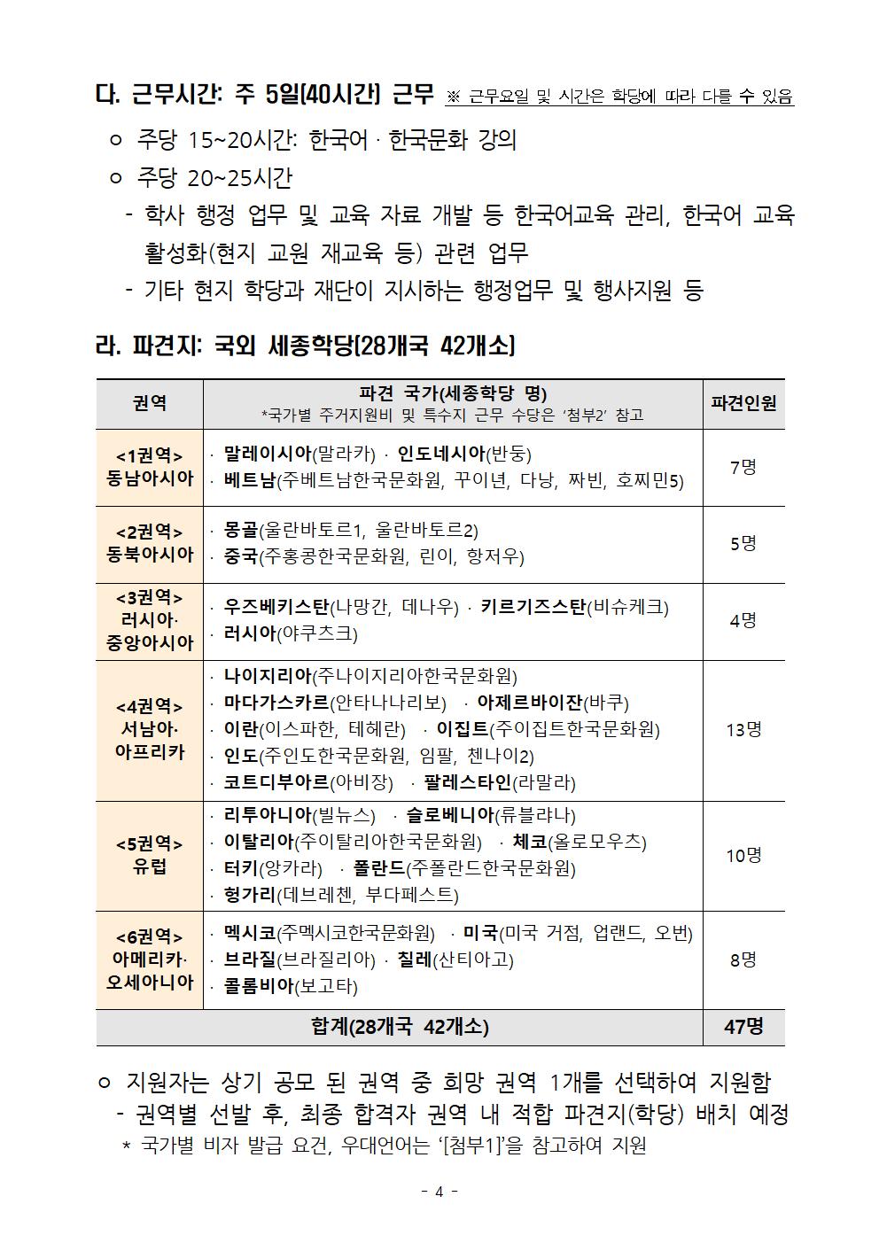 2021년 하반기 세종학당 국외 파견 한국어 교원 선발 공고_04